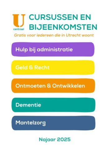 voorkant van het cursusoverzicht van U Centraal najaar 2025