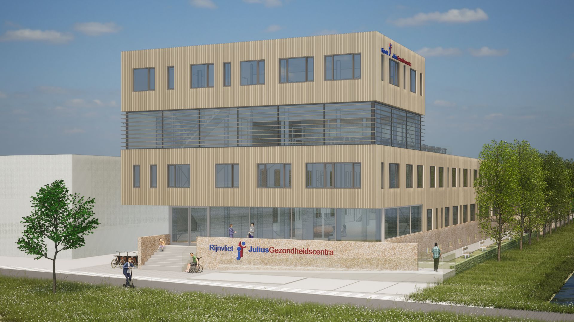 Tekening van Julius Gezondheidscentrum Rijnvliet